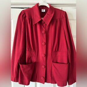 CAbi Women's Vibrant Red Blazer